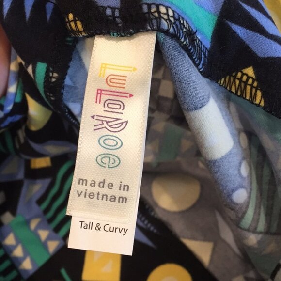 TC NWOT LuLaRoe Leggings AA22 3217 - Picture 3 of 3